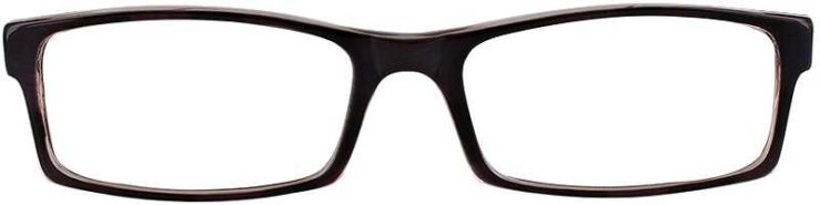 Prescription Glasses Model U38-BLACK-FRONT
