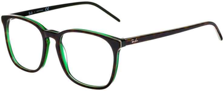 prescription-glasses-model-Ray-Ban-RB5387-Tortoise-Green-45