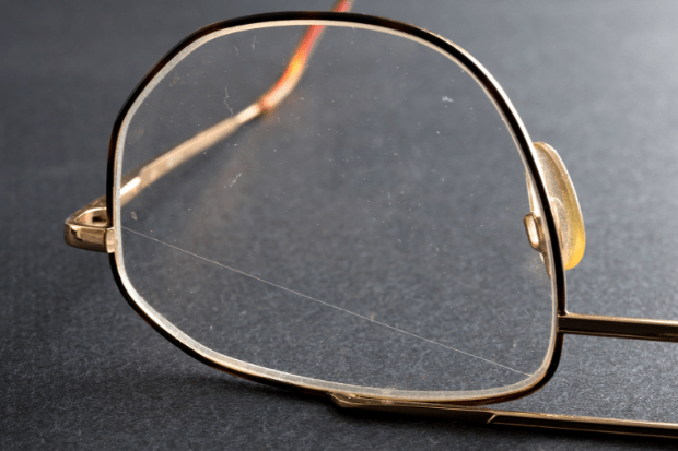 How to Repair an Eyeglass Scratch Using Lemon Pledge