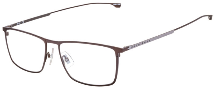 prescription-glasses-model-Hugo Boss-Boss 0976-Matte Brown-45