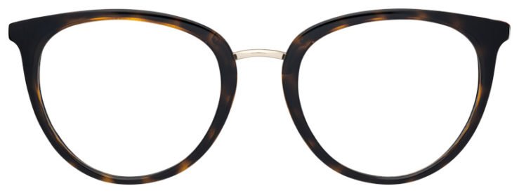 prescription-glasses-model-Burberry-BE2331-Dark Havana-Front