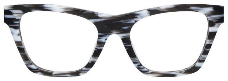 prescription-glasses-model-Burberry-BE2355-White Black -Front