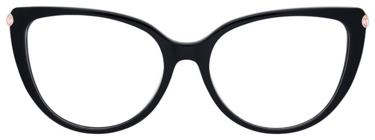 prescription-glasses-model-Capri-DC373-Black -Front