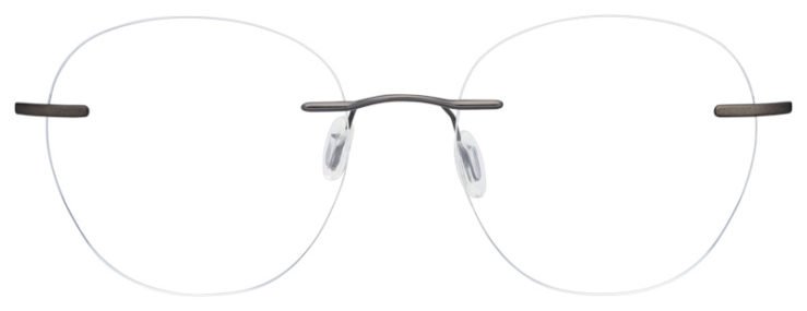 prescription-glasses-model-Capri-SL801-Gunmetal Silver-Front