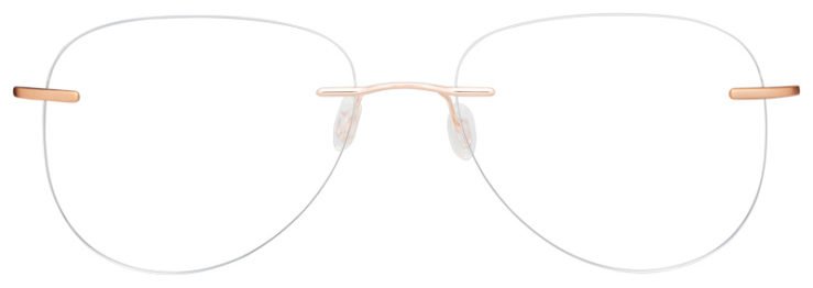 prescription-glasses-model-Capri-SL802-Rose Gold-Front