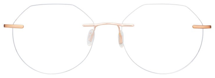 prescription-glasses-model-Capri-SL803-Rose Gold -Front