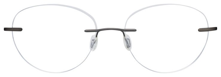 prescription-glasses-model-Capri-SL805-Gunmetal Silver-Front