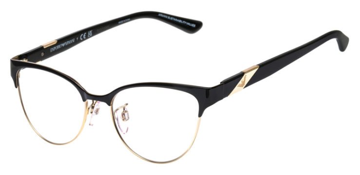 prescription-glasses-model-Emporio Armani-EA1130-Black Gold -45