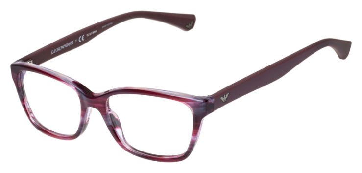 prescription-glasses-model-Emporio Armani-EA3060-Striped Violet-45
