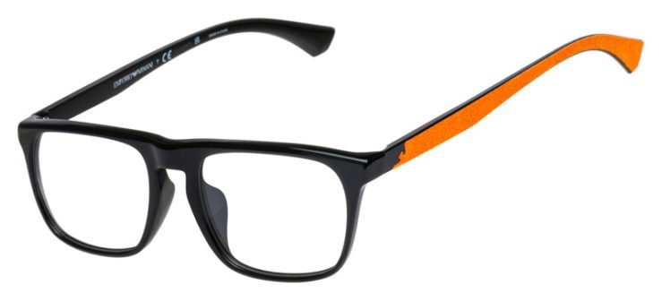 prescription-glasses-model-Emporio Armani-EA3151F-Black Orange -45