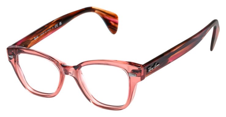 prescription-glasses-model-Ray Ban-RB0880-Clear Pink -45