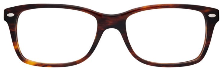 prescription-glasses-model-Ray Ban-RB5228-Striped Havana -Front