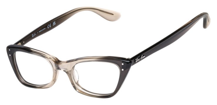 prescription-glasses-model-Ray Ban-RB5499-Clear Grey -45