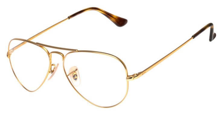 prescription-glasses-model-Ray Ban-RB6489-Matte Gold -45