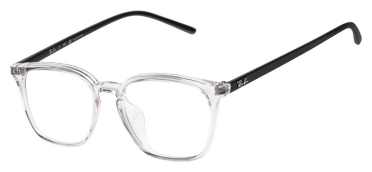 prescription-glasses-model-Ray Ban-RB7185F-Clear -45