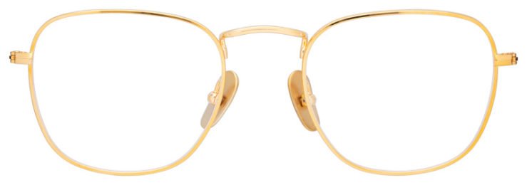 prescription-glasses-model-Ray Ban-RB8157V-Gold -Front