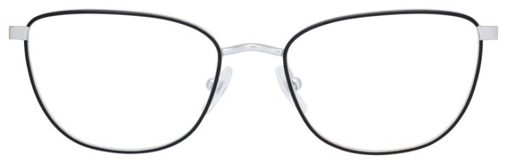 prescription-glasses-model-Tory Burch-TY1067-Black Silver -Front