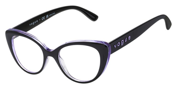 prescription-glasses-model-Vogue-VO5422-Black Purple-45