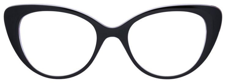 prescription-glasses-model-Vogue-VO5422-Black Purple-Front