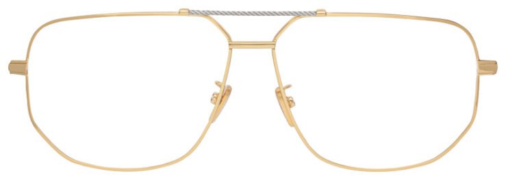 prescription-glasses-model-Fred-FG50013U-Gold Silver-Front