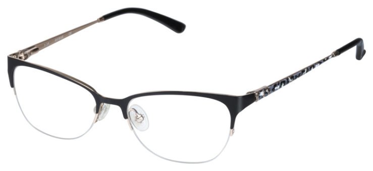 prescription-glasses-model-Guess-GU2584-Matte Black-45