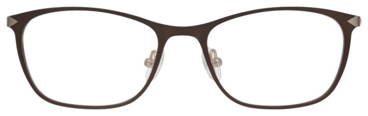 prescription-glasses-model-Guess-GU2587-Matte Brown-Front