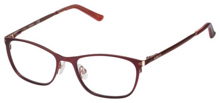 prescription-glasses-model-Guess-GU2587-Matte Burgundy-45