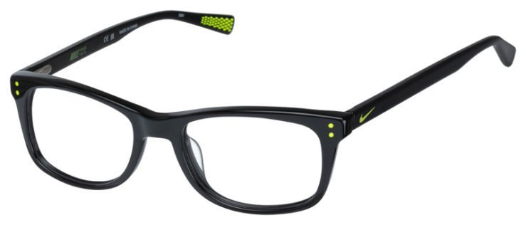 prescription-glasses-model-Nike-5538-Black Volt-45