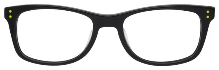 prescription-glasses-model-Nike-5538-Black Volt-Front