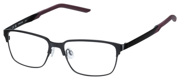 prescription-glasses-model-Nike-8213-Satin Black Maroon-45