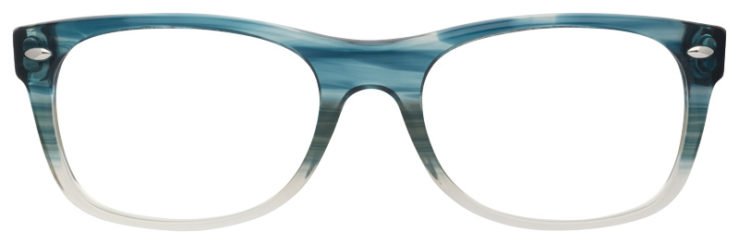 prescription-glasses-model-Ray Ban-RB5184-Gradient Turquoise-Front