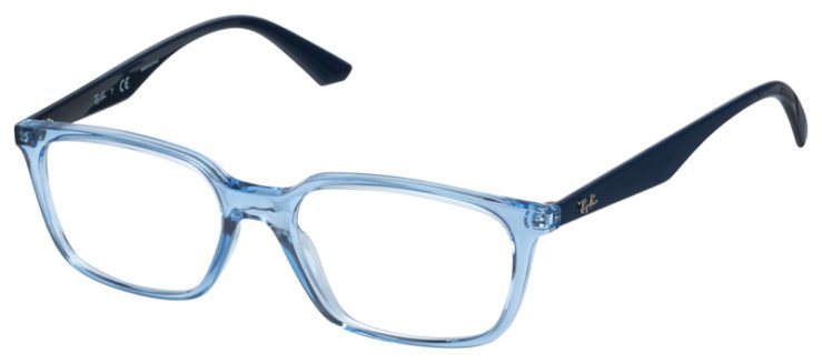 prescription-glasses-model-Ray Ban-RB7176-Blue-45