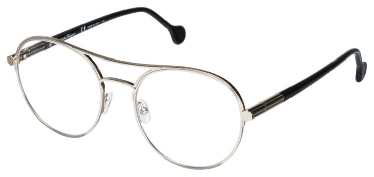 prescription-glasses-model-Salvatore Ferragamo-SF2174-Gold Black-45