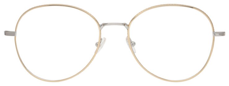 prescription-glasses-model-Salvatore Ferragamo-SF2189-Gold Silver-Front