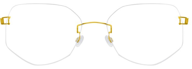 prescription-glasses-model-Undergram Minerva-Gold-Front