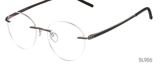 Round Rimless Glasses