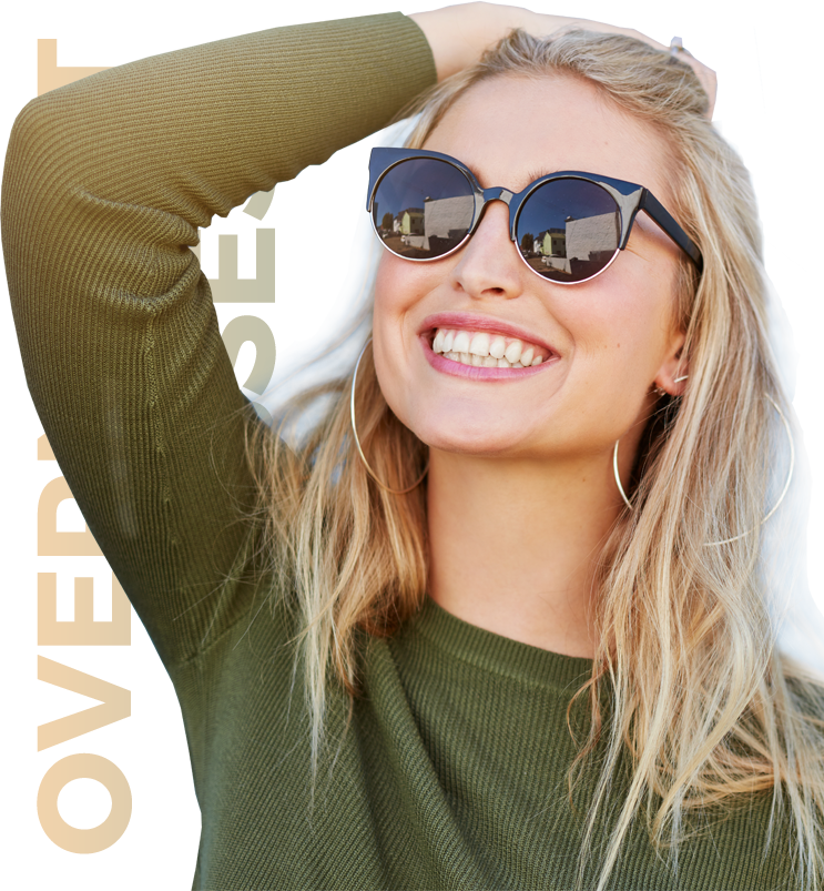 Women enjoying prescription sunglasses