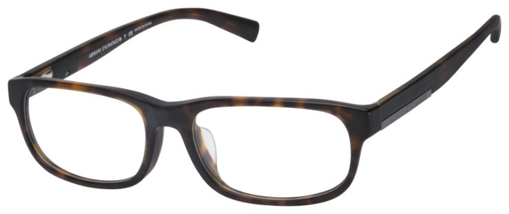 prescription-glasses-model-Armani Exchange-AX3031F-Matte Tortoise-45