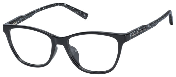 prescription-glasses-model-Armani Exchange-AX3044F-Black -45