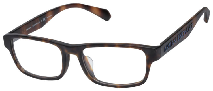 prescription-glasses-model-Armani Exchange-AX3070F-Matte Havana-45